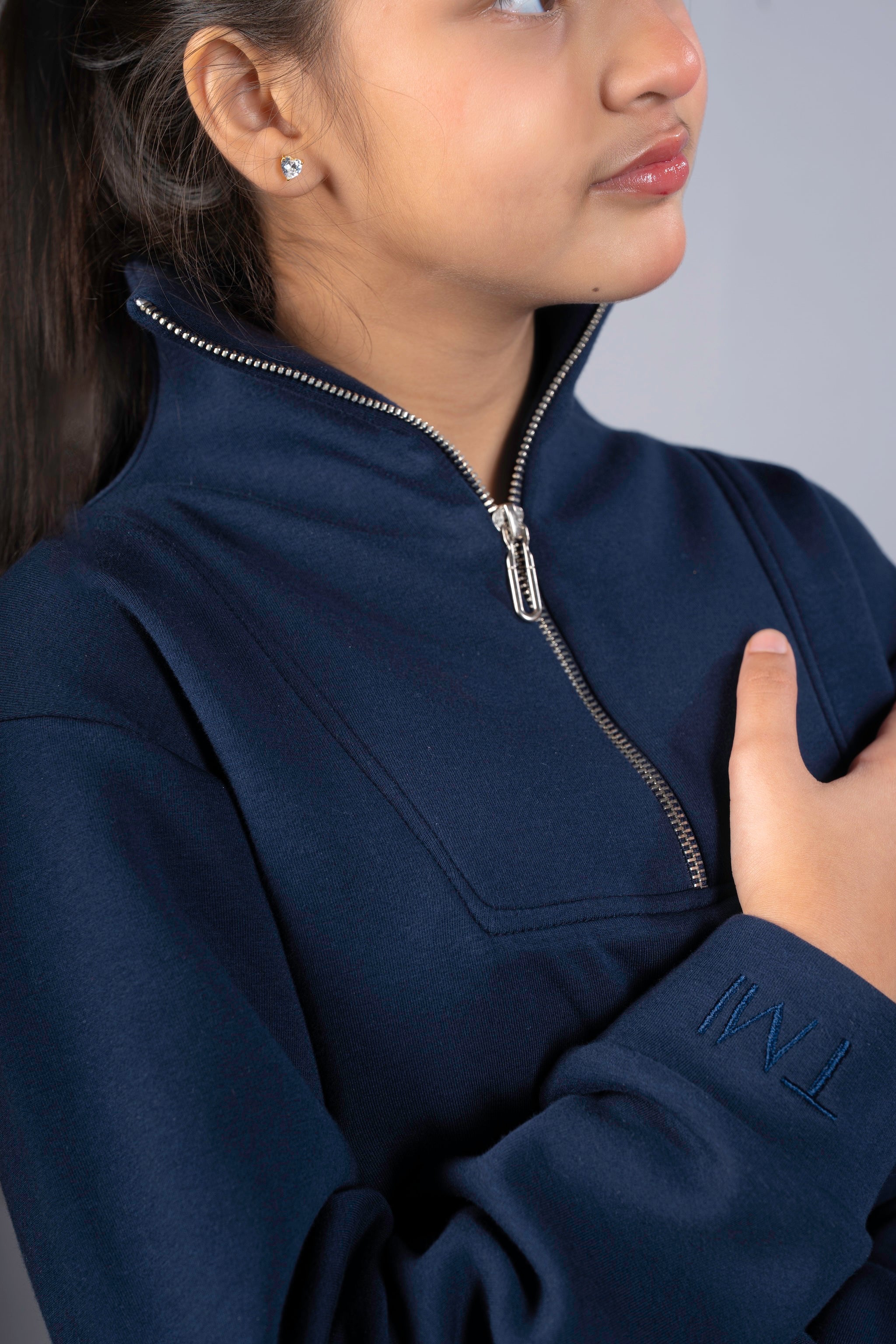 The Zip-Up Set: Navy