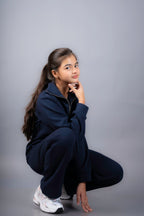 The Zip-Up Set: Navy