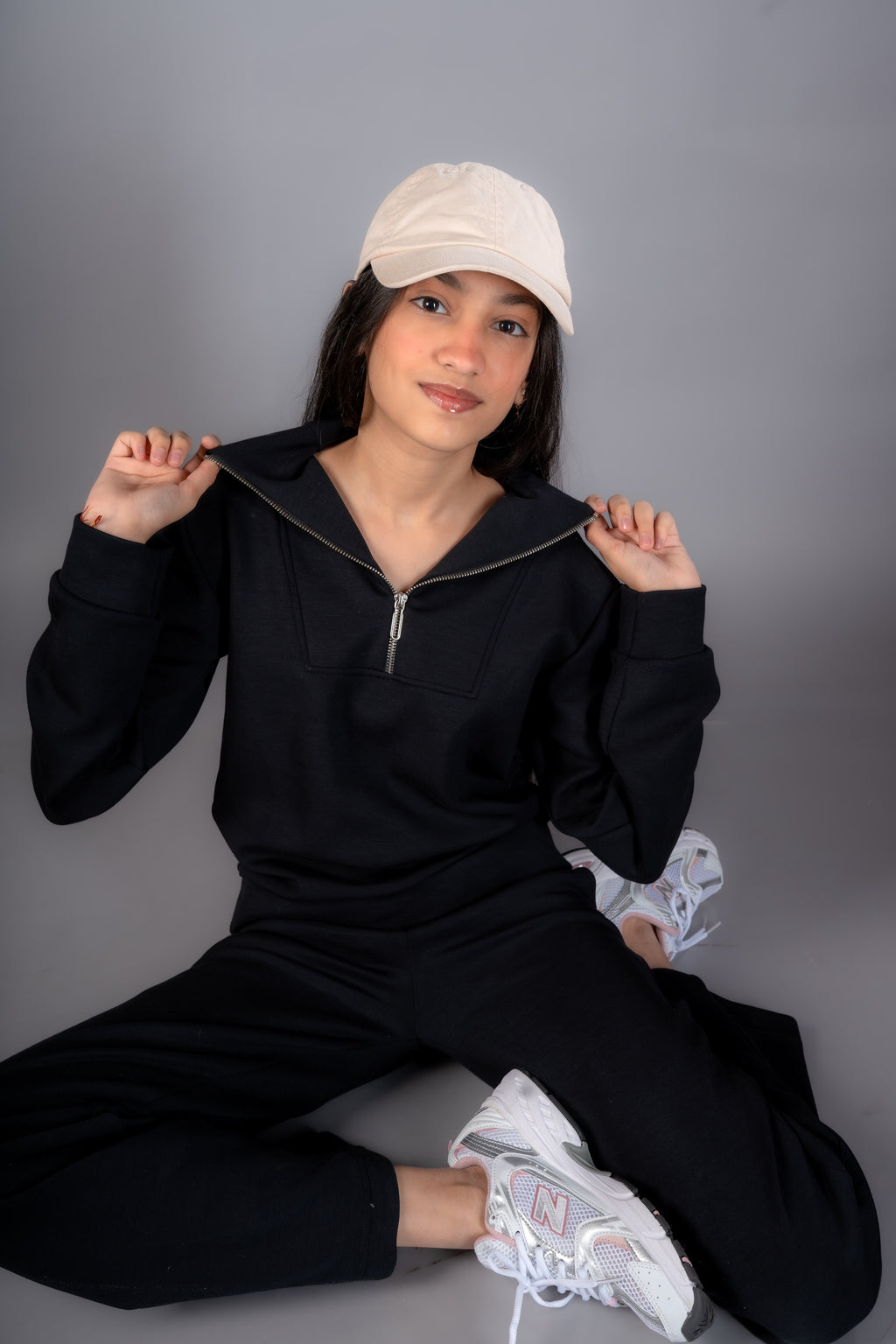 The Zip-Up Set: Black