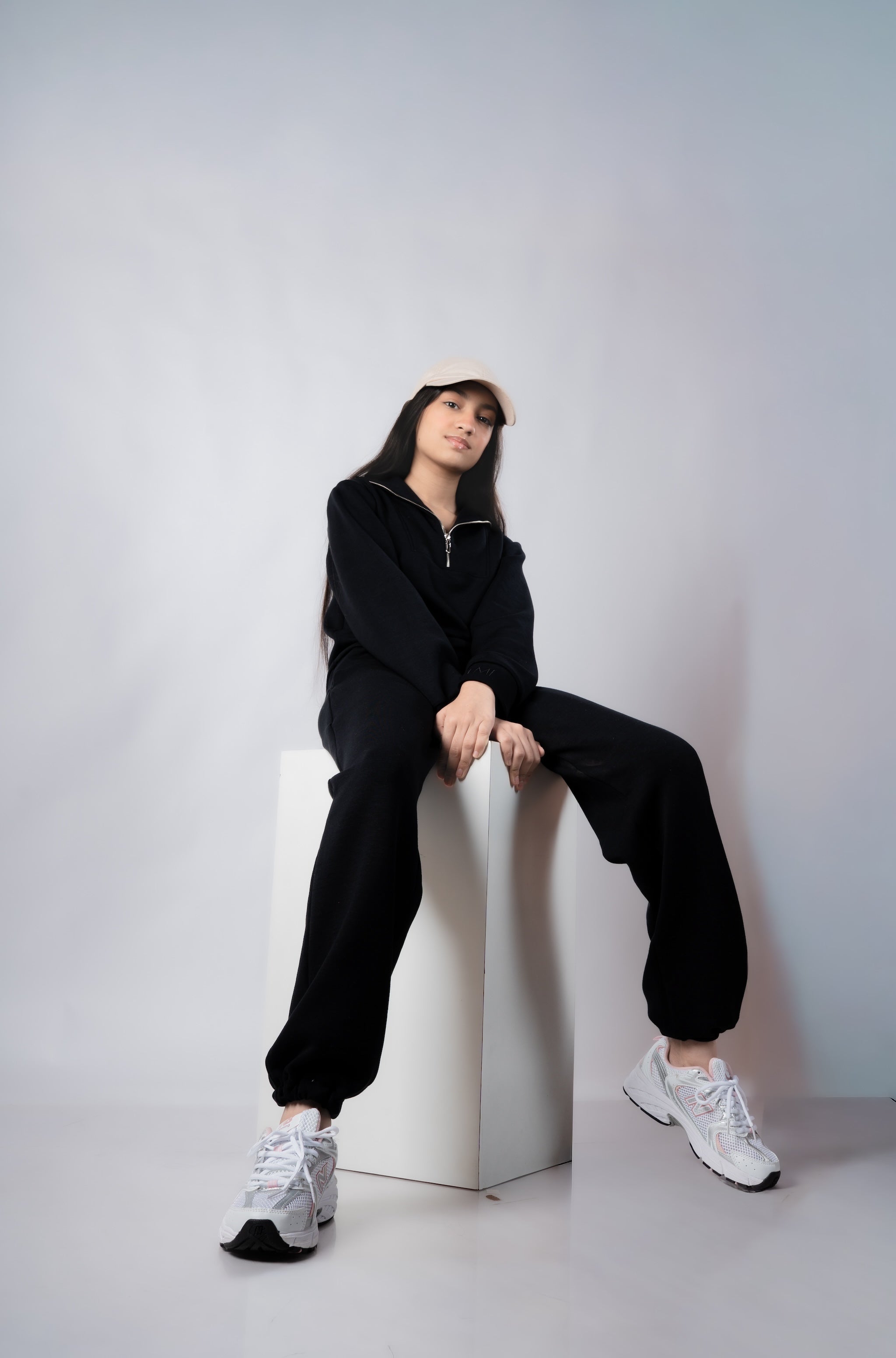 The Zip-Up Set: Black