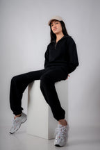 The Zip-Up Set: Black