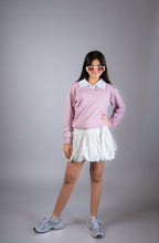 Oversized Collared Sweatshirt