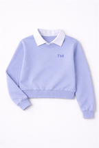 Oversized Collared Sweatshirt