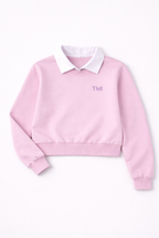 Oversized Collared Sweatshirt